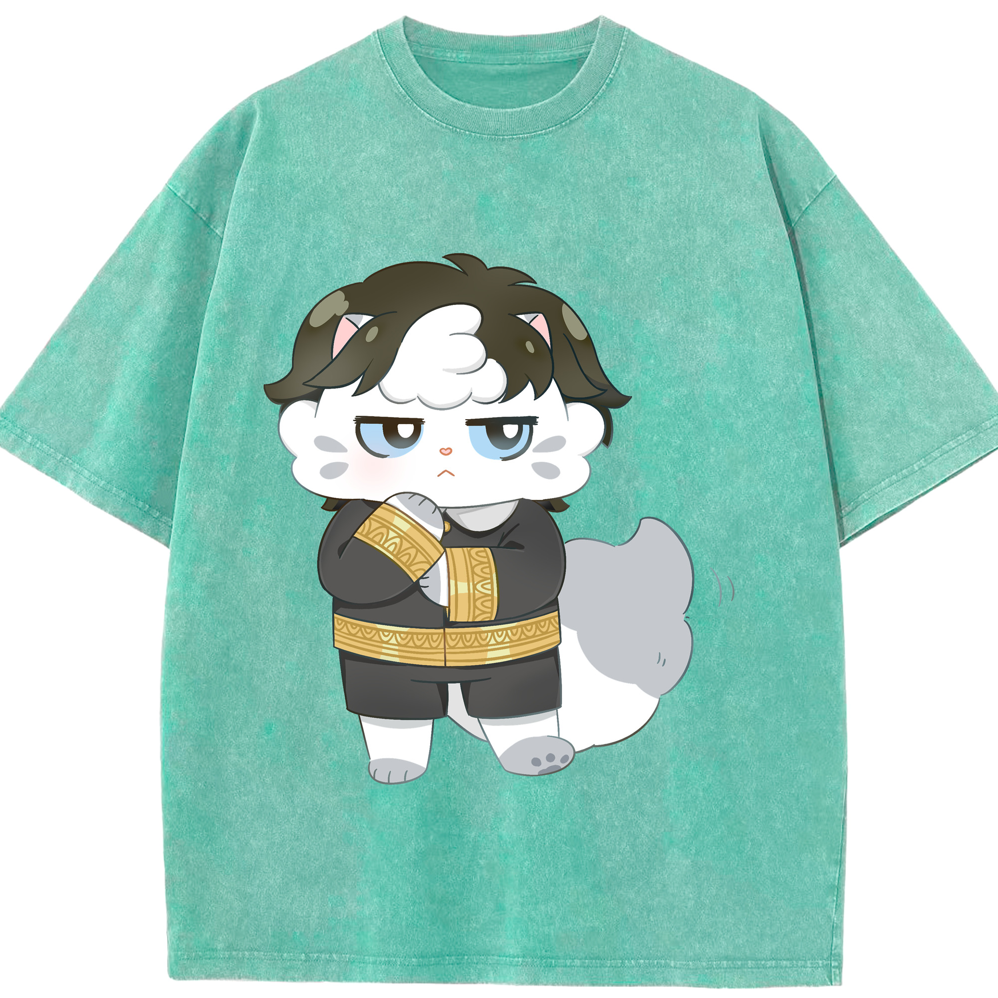 （画像用） SPY×FAMILY间谍家家酒 綿100% ヴィンテージ風 半袖Tシャツ（フロントプリント）